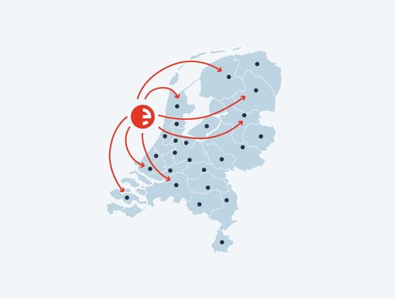 Kaart NL web achtergrond lichtblauw